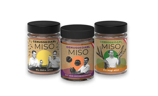 Die Vielfalt der Genusskoarl Misos: Kichererbsen, Mugi und Shiro Miso im Vergleich