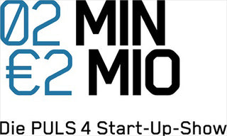 Logo des TV Sendung 2 Minuten 2 Millionen Die Puls 4 Start-Up-Show