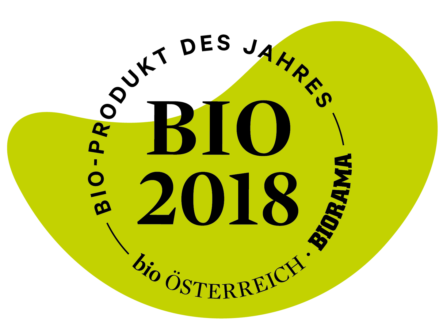 Auszeichnung Bio Produkt des Jahres 2018