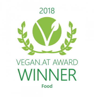 Logo vegan.at Winner 2018