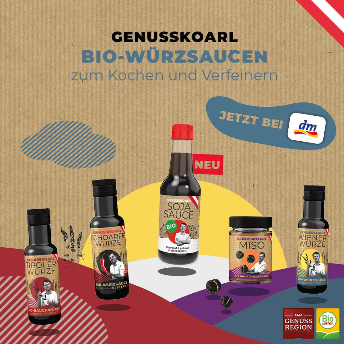 Genusskoarl bei dm österreichweit erhältlich