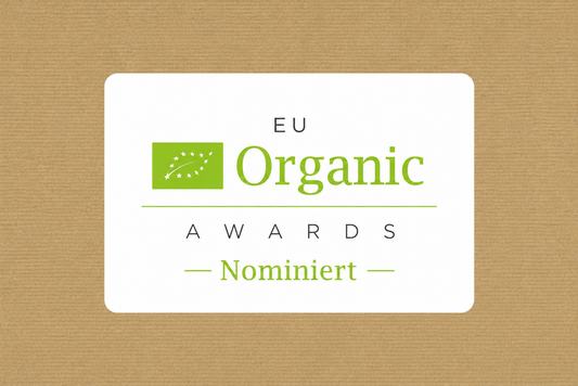 Wir sind für den EU Organic Award 2026 nominiert!