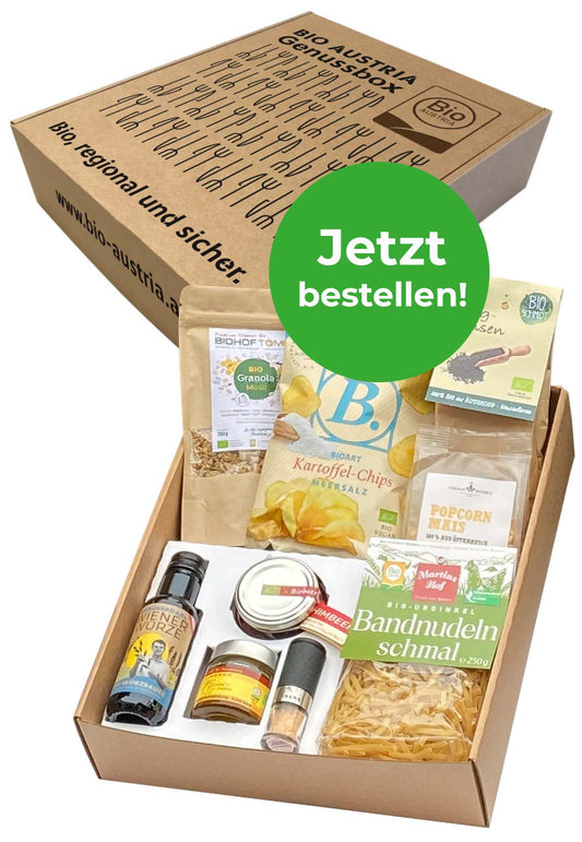 BIO AUSTRIA Genussbox - Neuauflage der Geschenkbox 2022