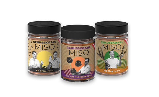 Die Vielfalt der Genusskoarl Misos: Kichererbsen, Mugi und Shiro Miso im Vergleich