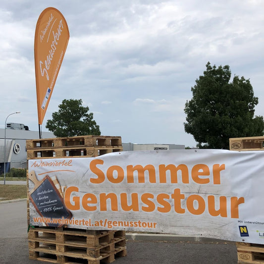 Sommer Genusstour Banner/Paletten