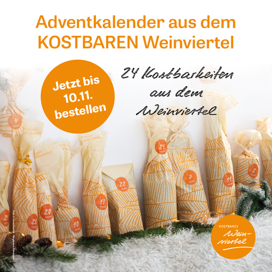 KOSTBARER ADVENTKALENDER AUS DEM WEINVIERTEL 2024