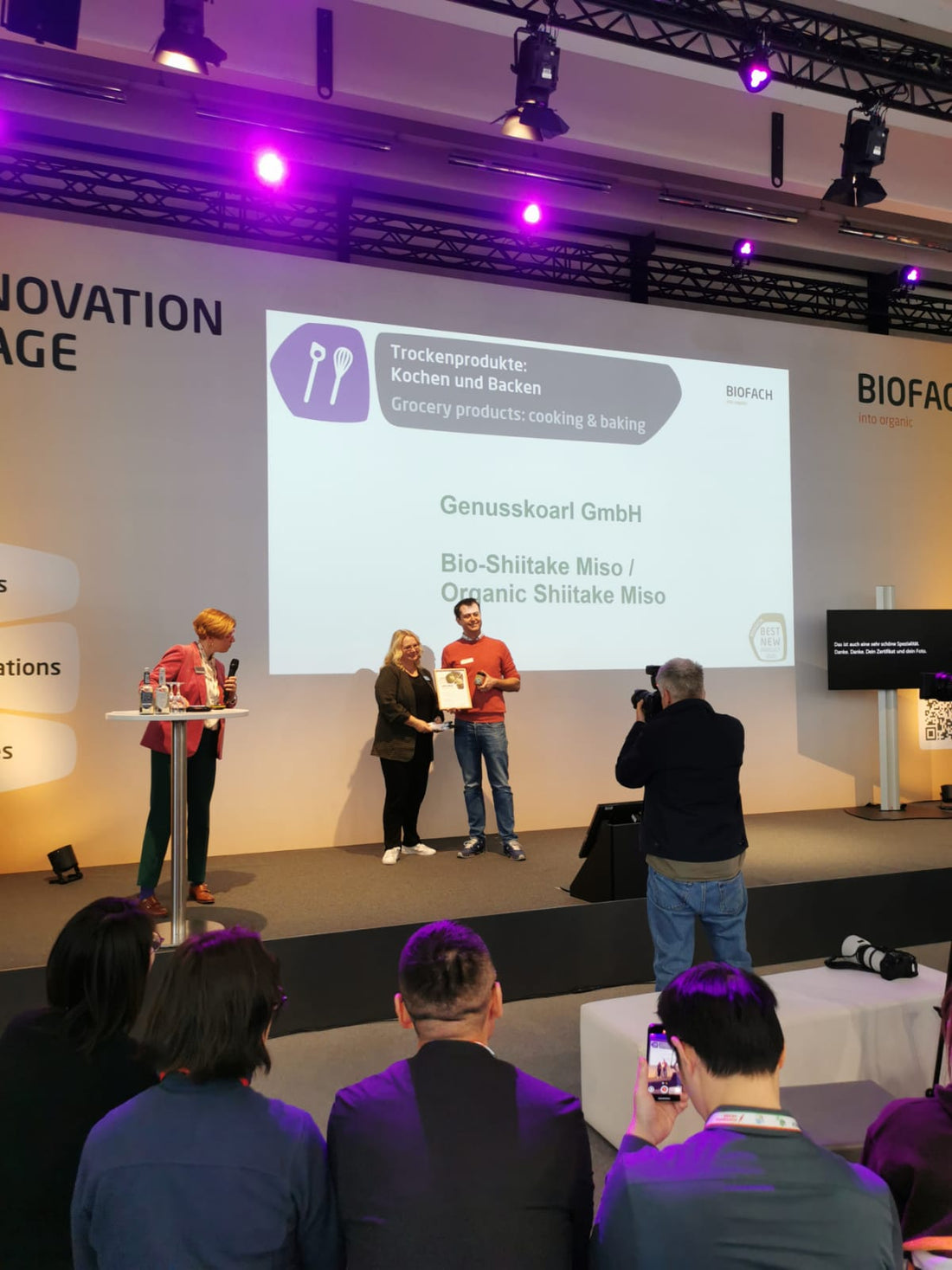 Best New Product 2026 auf der BIOFACH: Bio-Shiitake Miso