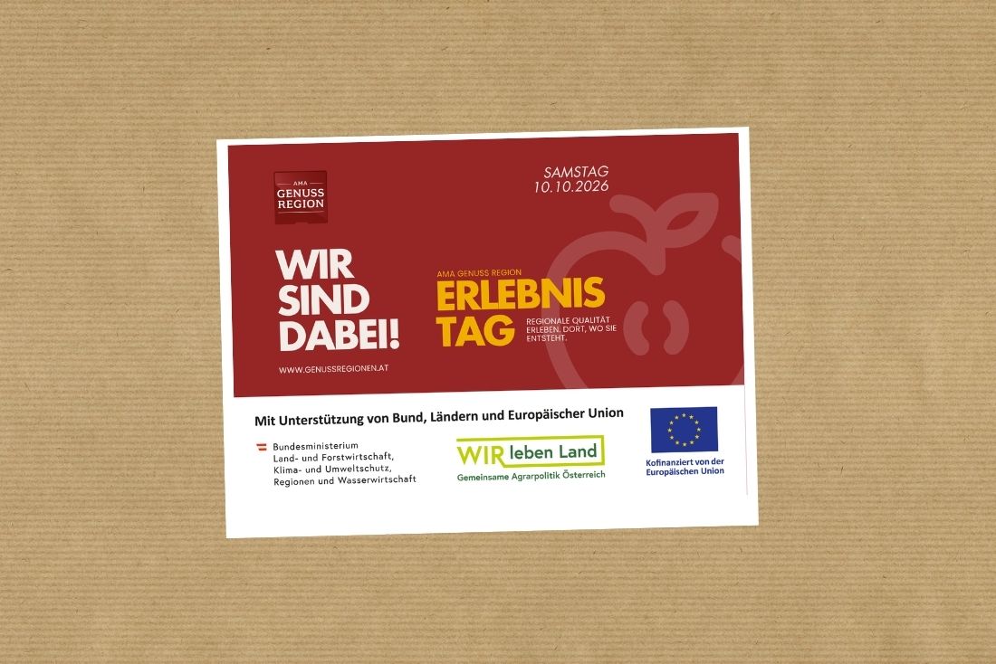 Wir sind dabei! AMA Erlebnistag am 10.10.2026 bei Genusskoarl