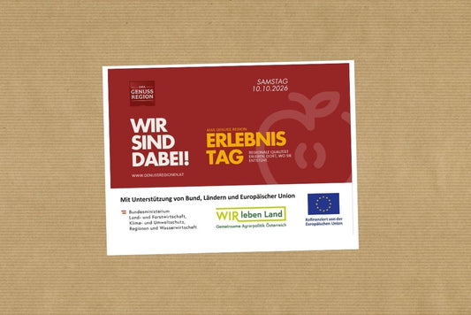 Wir sind dabei! AMA Erlebnistag am 10.10.2026 bei Genusskoarl