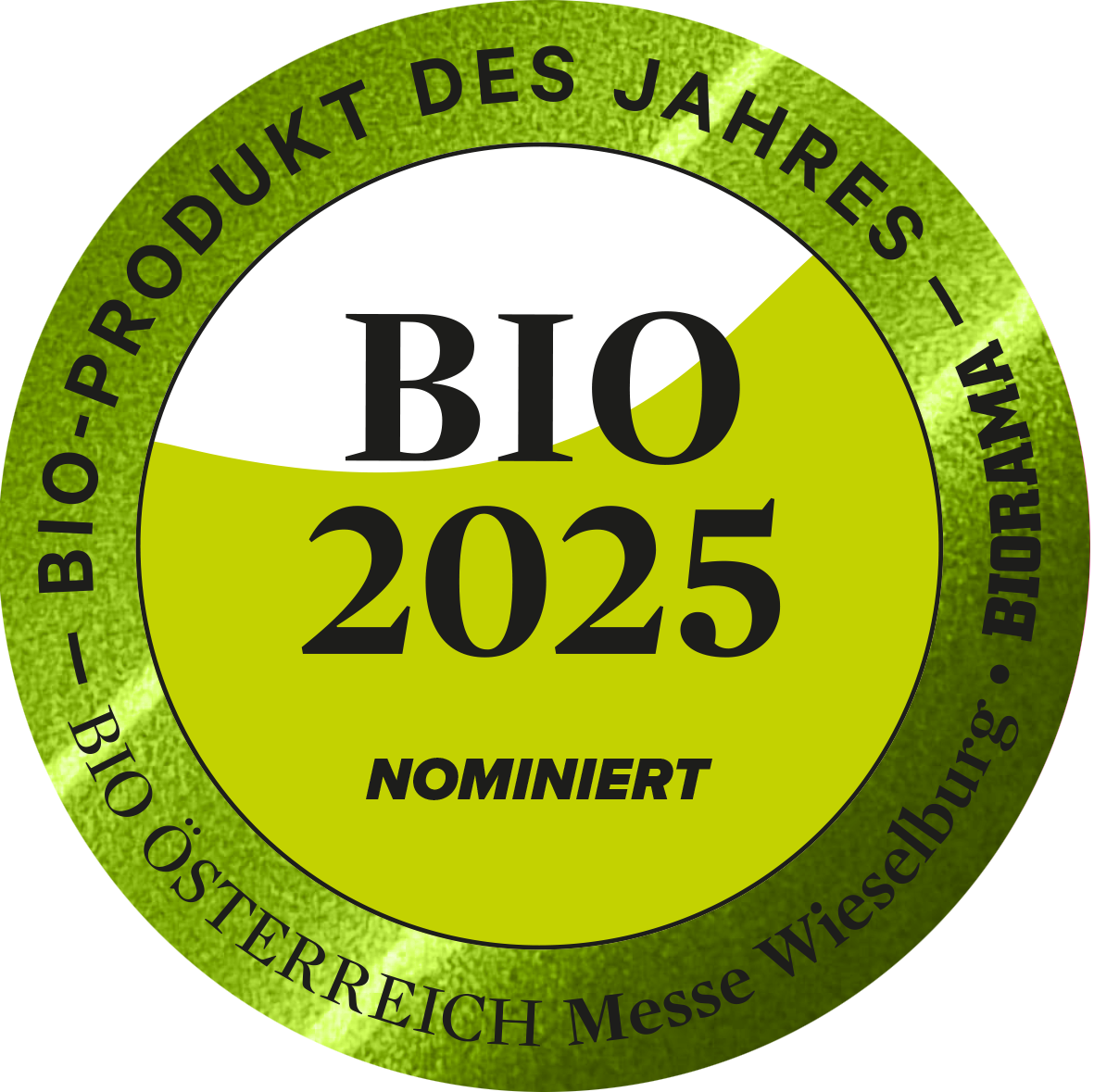 Bio Produkt des Jahres 2025 nominiert auszeichnung