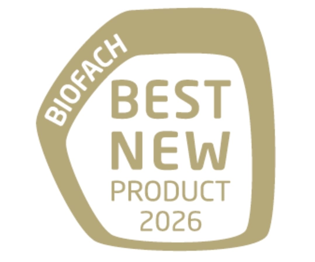 Logo des BIOFACH 2026 Award Best new produkt
