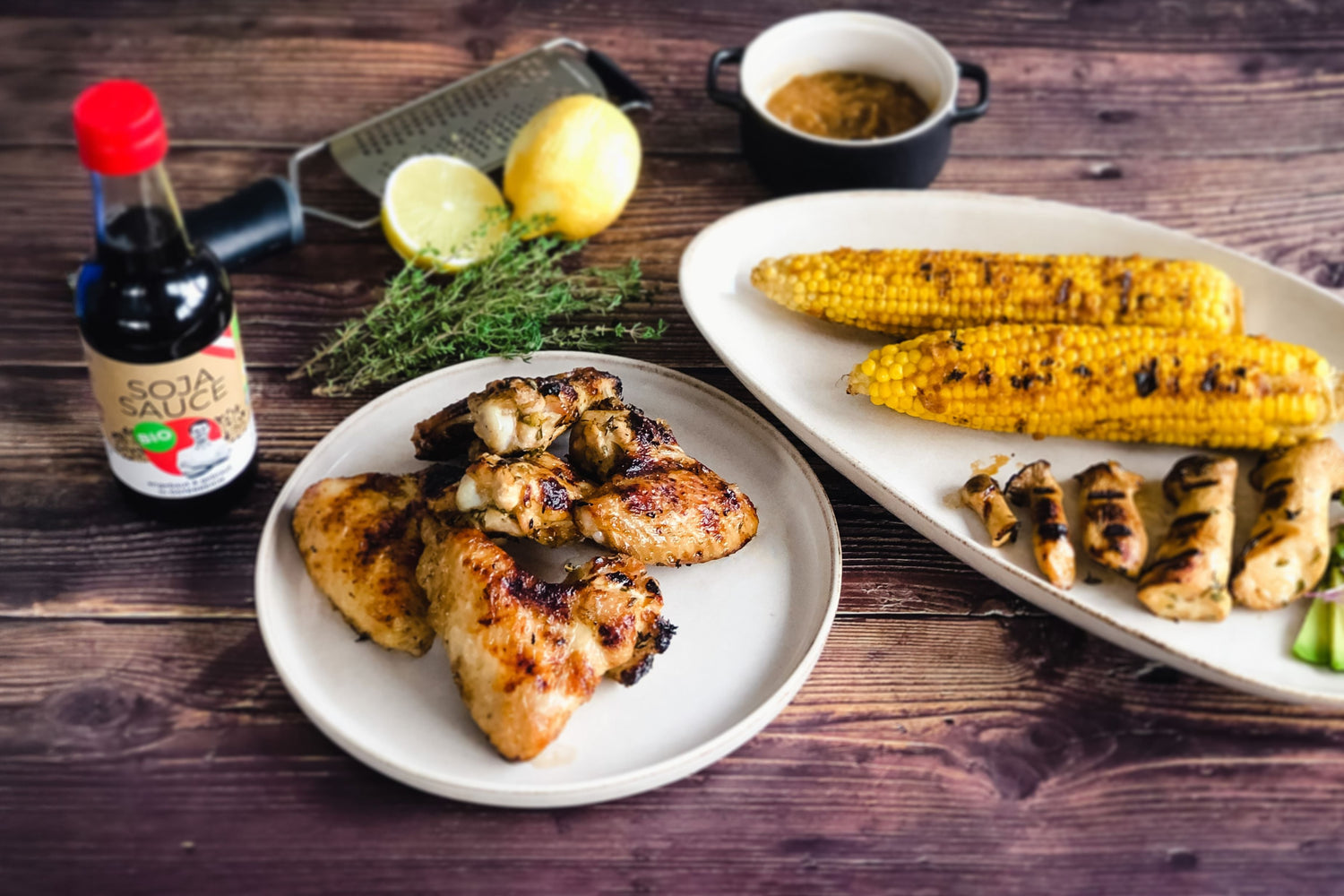 Rezeptbild Chicken Wings mit Bio-Sojasauce von Genusskoarl