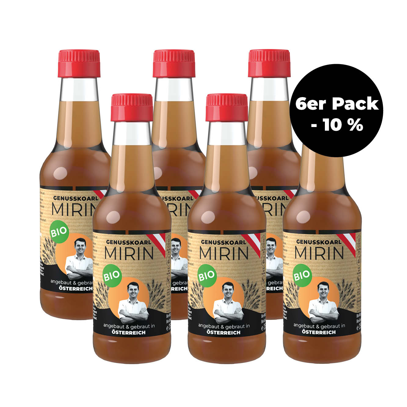 Genusskoarl Bio Mirin 250 ml Flaschen im 6er Pack vergünstigt