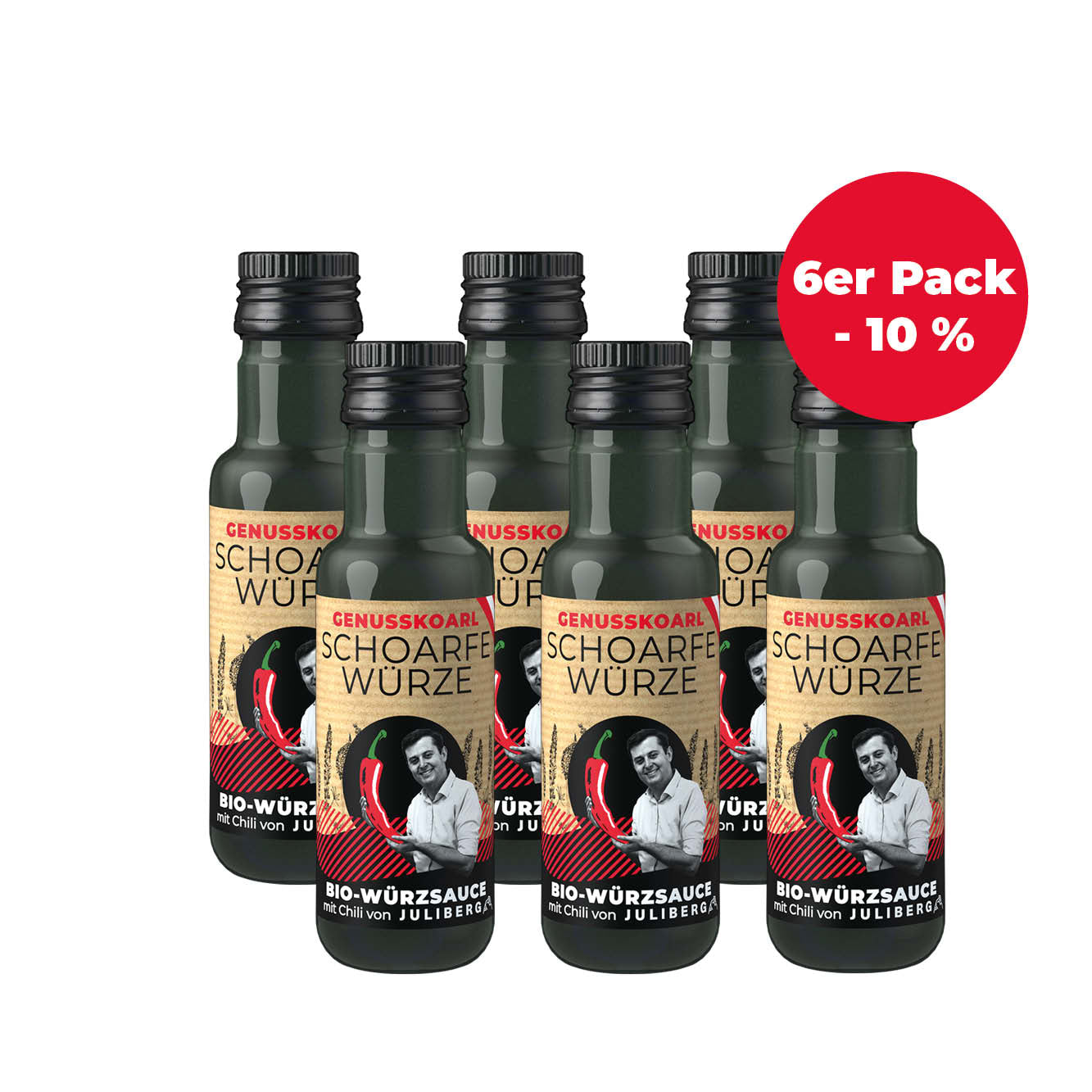 Genusskoarl SchoarfeWürze 100ml 6erPack mit Rabatt