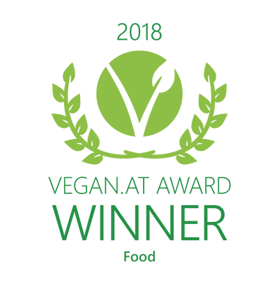 Logo Veganes Produkt des Jahres 2018 - Bio WienerWürze durch die Vegane Gesellschaft Österreich